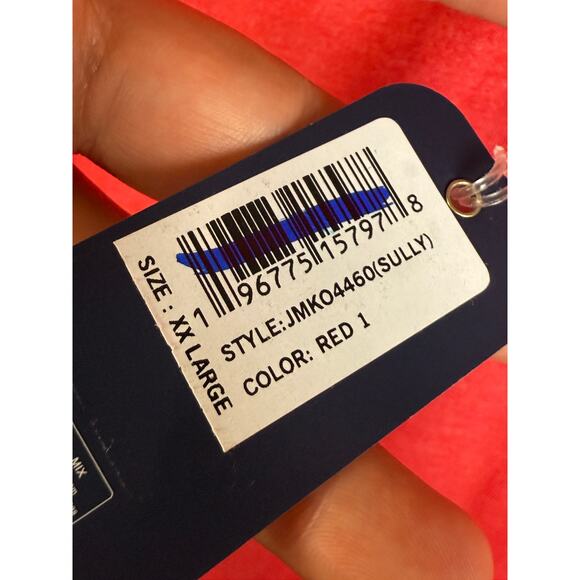 Johnnie O Detroit Redwings NHL Sully 1/4 Zip Long Sleeve Red Mens 2XL NEW NWT - Picture 7 of 10